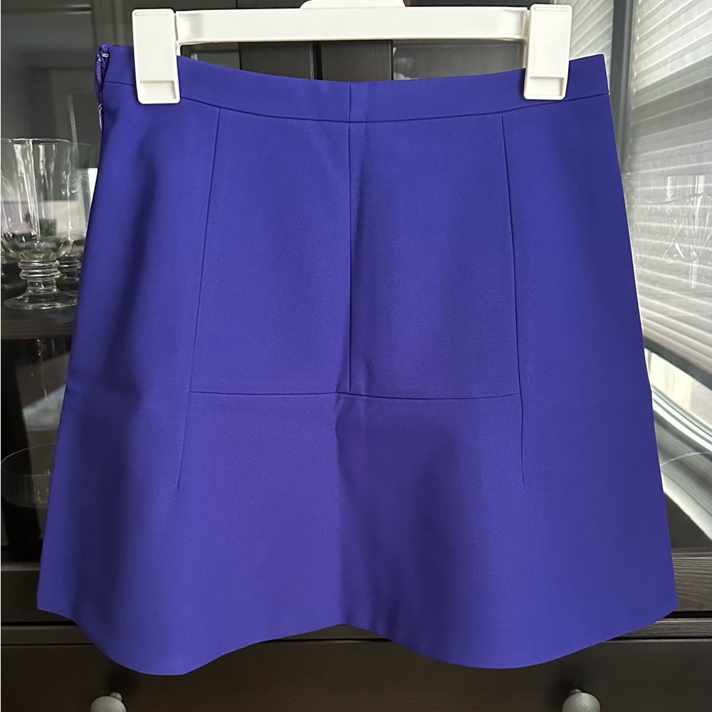 NWT J Crew Deep Orchid (purple) Flared Skirt